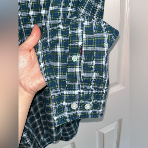 Tommy Hilfiger Men's Blue Plaid Shirt - Picture 2 of 4